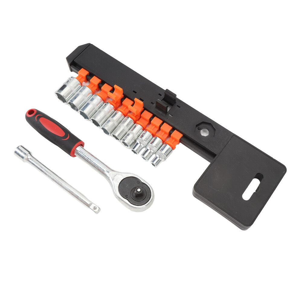 12Pcs 1/4 Inch Drive Ratchet Socket Set 4-13Mm, Cr-V Steel 4071346555277