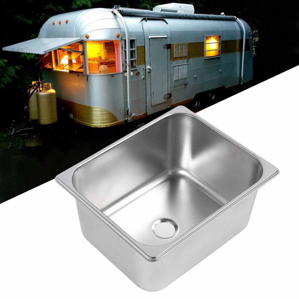 304 Stainless Steel Rv Kitchen Sink 12.6X10.24x5.91in 11L Capacity 3771346555437
