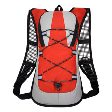Hydration Backpack for Cycling and Running - Red Water Carry Bag with Bladder for Walking and Climbing, Daypack Rucksack