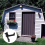 3pcs Tool Hooks,Double-Head Design Garden Storage Shed Hanger 4