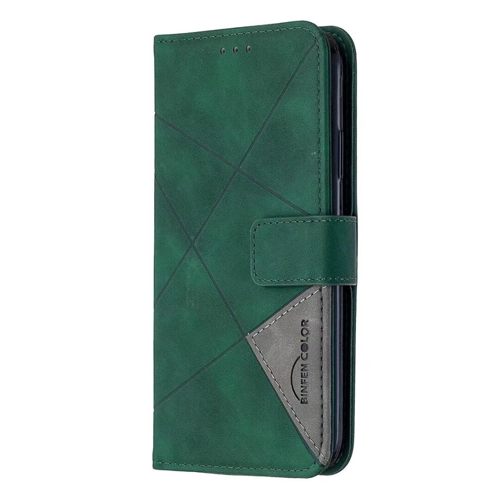 Case For Motorola Moto G35 Flip Pu Leather Wallet With Stand, Magnetic Closure, Shockproof Folio, Tpu Bumper Cover Green 9016109654137