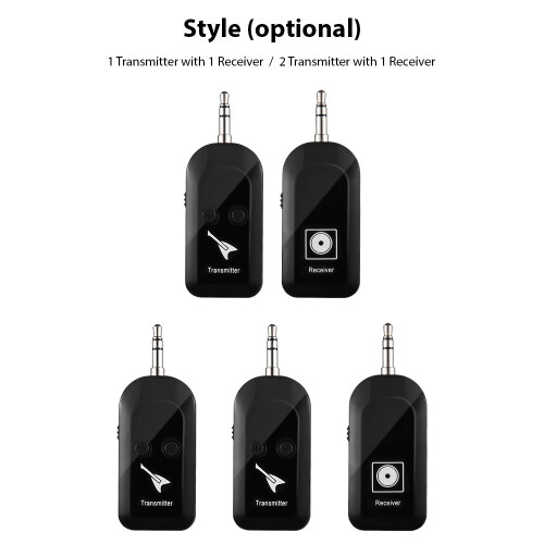Wireless Guitar Transmitter Receiver Set 2.4G Rechargeable 13g 2