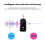Wireless Guitar Transmitter Receiver Set 2.4G Rechargeable 13g 12