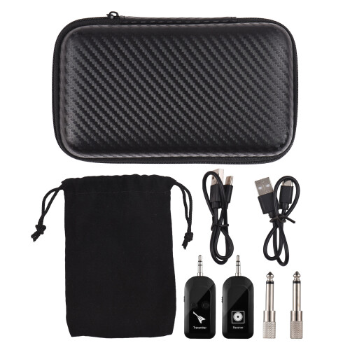 Wireless Guitar Transmitter Receiver Set 2.4G Rechargeable 13g 1