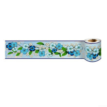 PVC Self Adhesive Wall Skirting Border Sticker, 10cm x 720cm, Durable Decorative Trim for Stylish Interiors