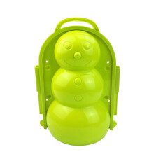 Cute Snowman Maker Tool Clip Plastic Sand Toy Snow Ball-Green