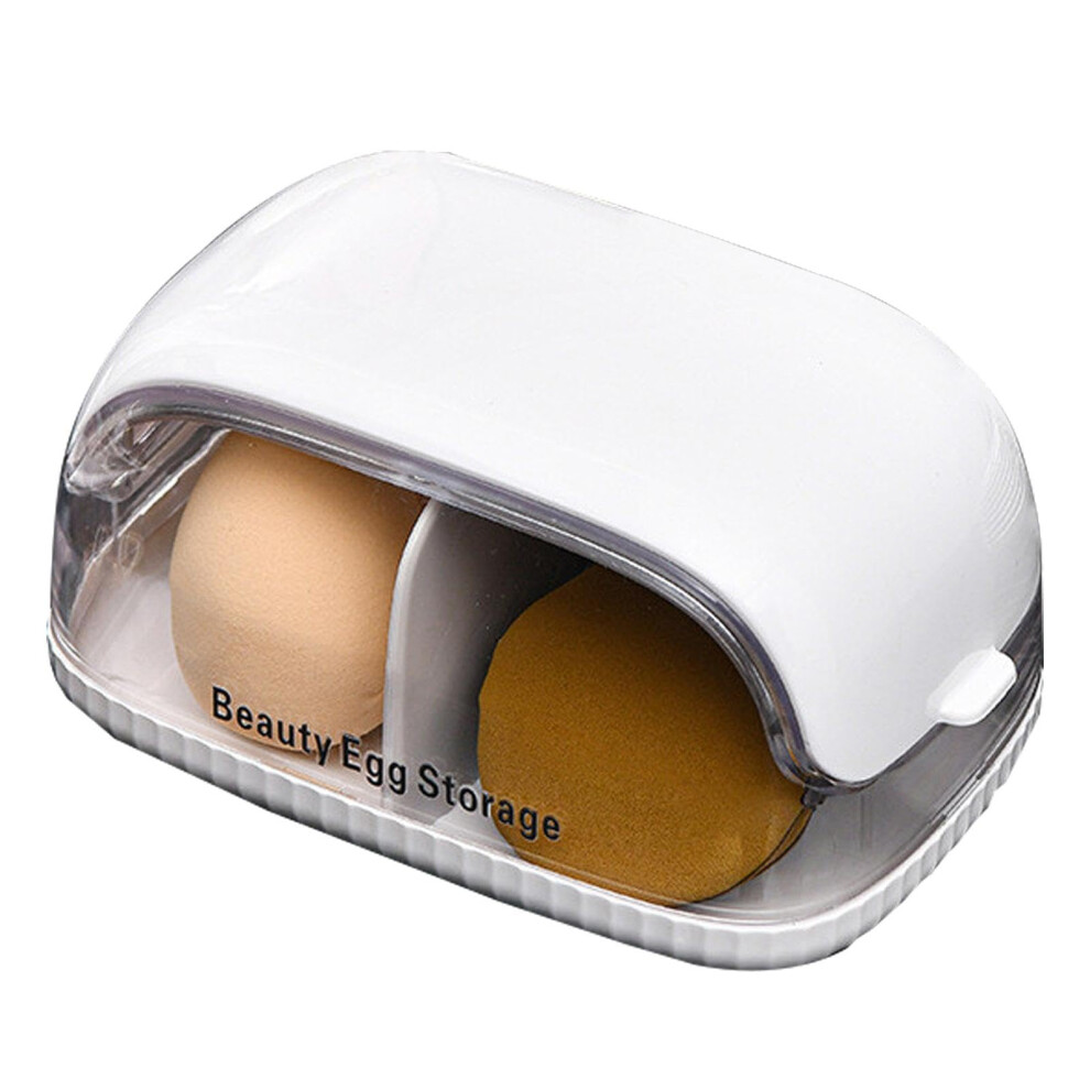 Makeup Sponge With Dustproof Case, Portable Travel Box for Cosmetic Storage, Multifunctional Beauty Organizer and Blender Case