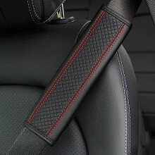 2 Pcs Car Seat Belt Pads for Volkswagen VW Beetle Phaeton Magotan Touareg Passat Polo, Breathable Wear Resistant Shoulder Covers