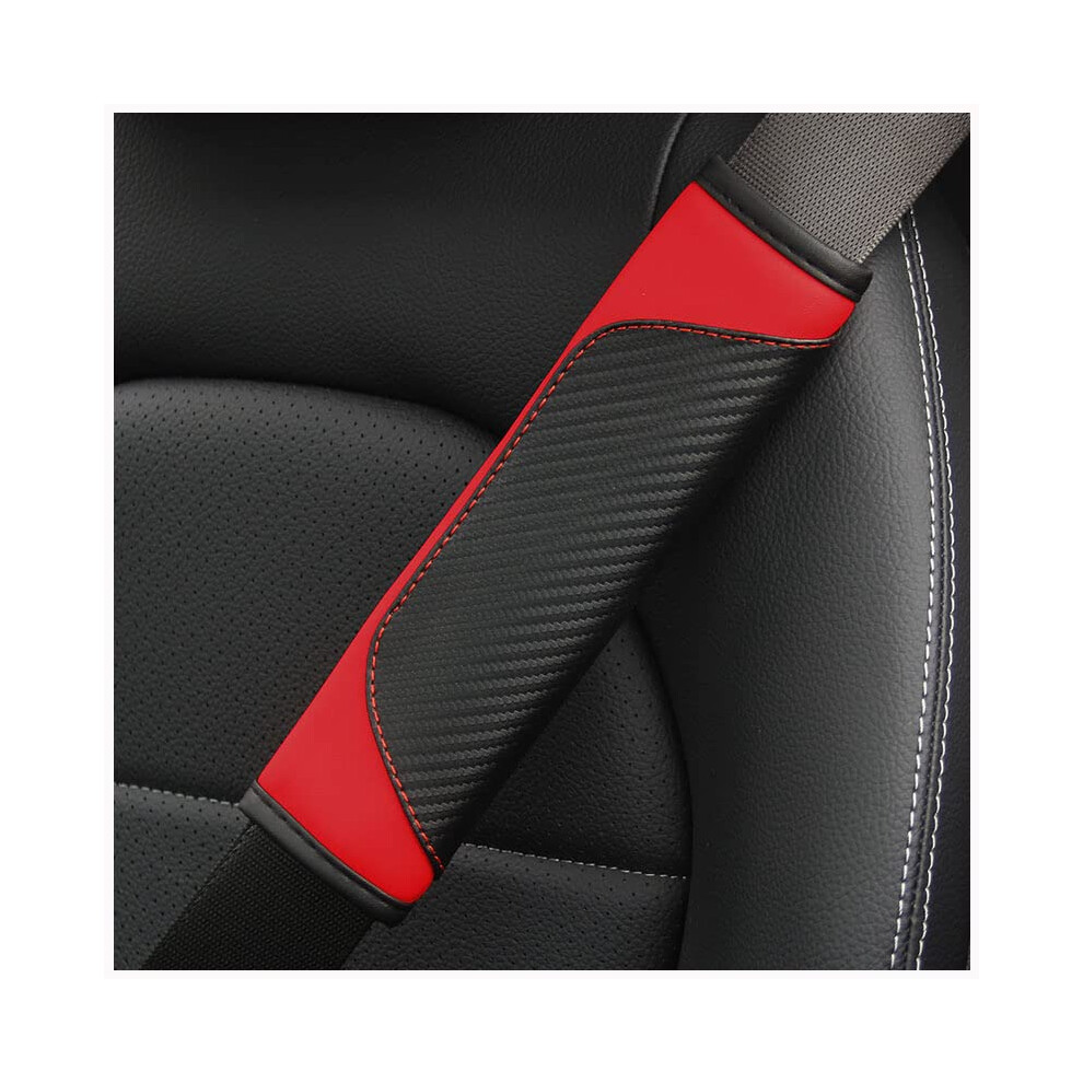 Car Seat Belt Padding For Vauxhall Corsa Vxr Meriva Vxr Monaro Vxr, Soft Shoulder Covers, 2 Packs Red 6038364124524