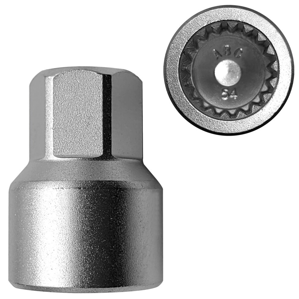 Professional 54 Wheel Lock Nut Adapter Socket Porsche Secure Removal-image-OPC-PKBVVWV-NEW