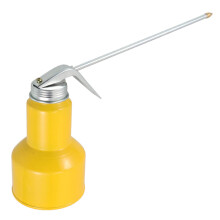 Oil Can Long Nozzle Metal Manual Pump for Gasoline Transfer - Sturdy Fuel Dispenser for Car, Bike, Motorcycle Maintenance