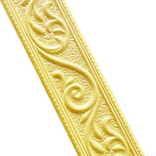 Waterproof XPE Foam Self Adhesive Border Skirting Sticker for DIY Home Decoration, Gold Color, Easy to Install