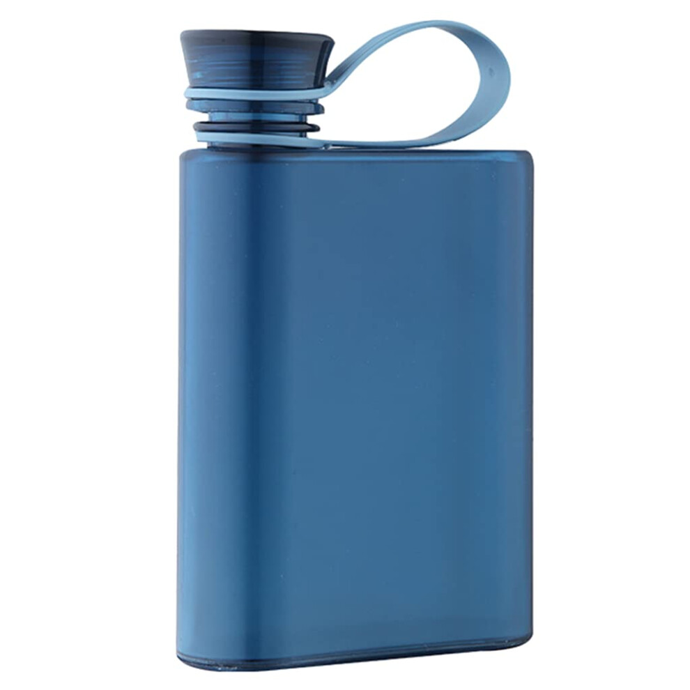 Paper Water Bottle 500ml Flat Travel Water Cup Portable Sport Flask for Kids Blue Notebook Pad-image-OPC-PKBVWMP-NEW