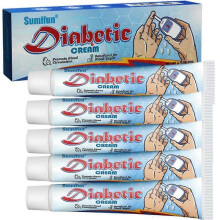 (5pcs)Diabetes Wound Healing Cream Bedsores Treatment Remove Rot Necrotic Tissue Pressure Ulcer Anti Infection Antipruritic Moisturize