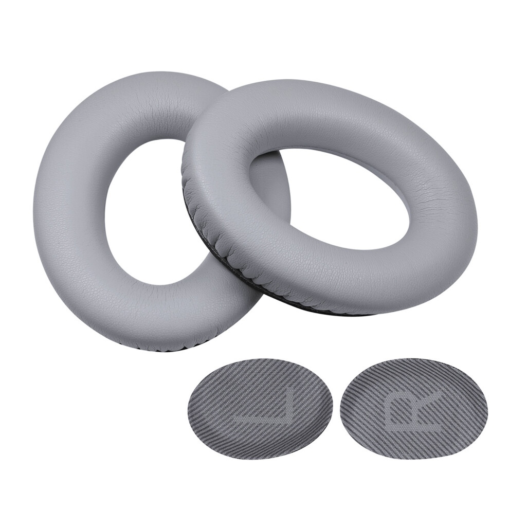 1Pair Ear Pad Headsets Earmuffs For Qc35 Headphones- Gray 7704000012058