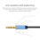 Audiophile 3.5mm Cable, Clear sound quality, Easy-1m Blue 3