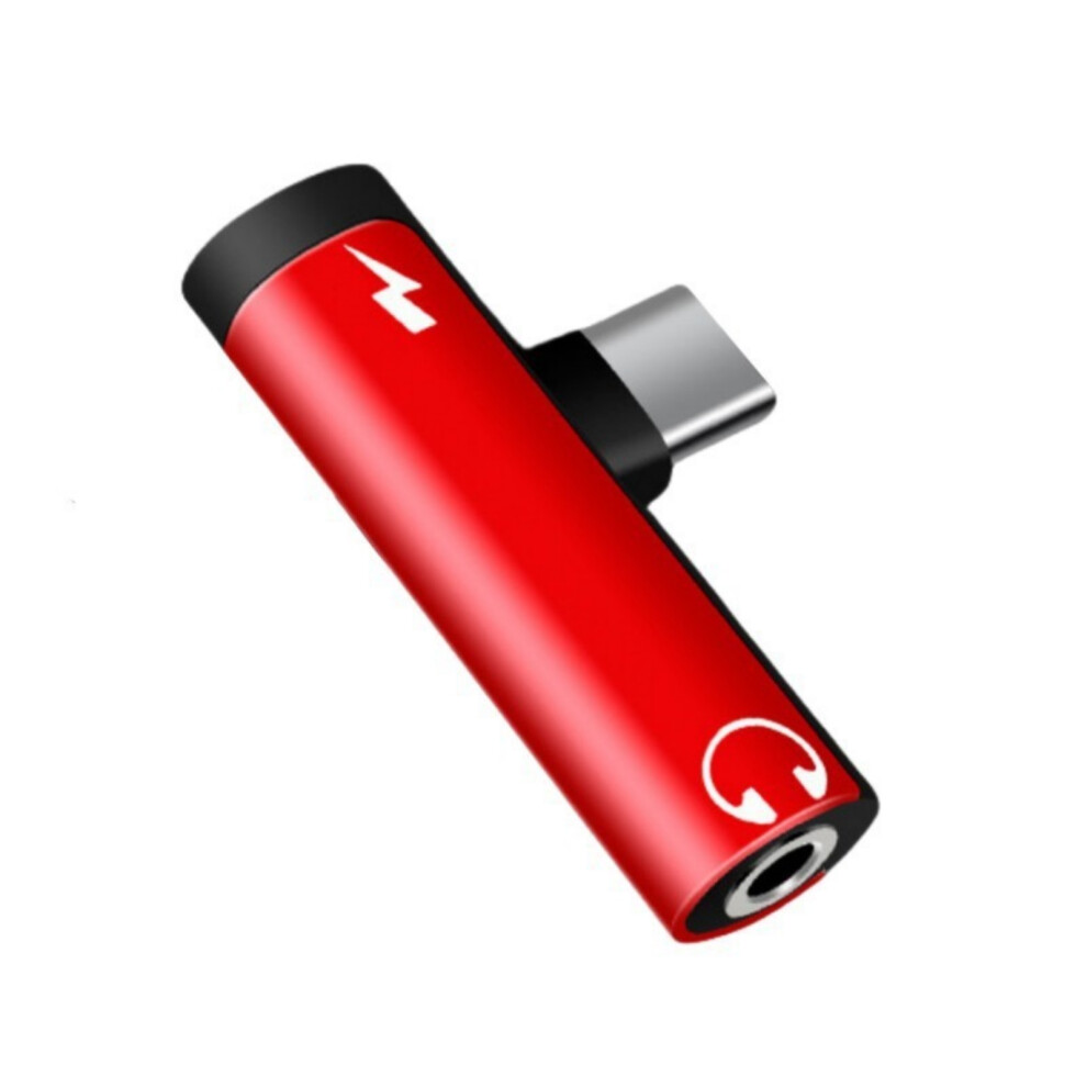 3.5Mm Earphone Type Create Charging Link Double Port- Red 7704000012416