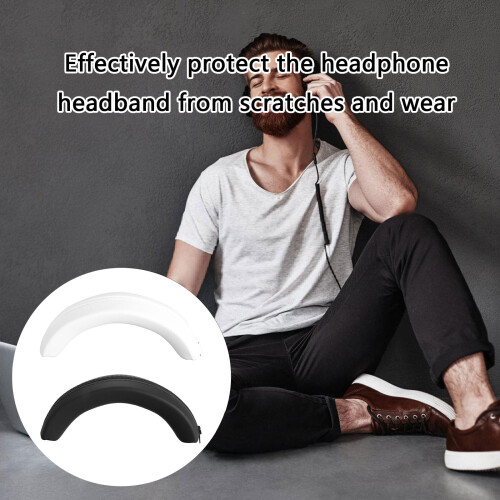 Gaming Headphone Accessory Silicone Headband Cover-Black 2