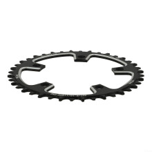 110BCD Single Chainring 5 Bolts Narrow Wide Design for Road Bicycle, Sizes 36T, 38T, 40T, Enhanced Chain Retention
