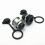 Zinc Alloy RJ45 Panel Socket 8P8C Female Ethernet-Black 3