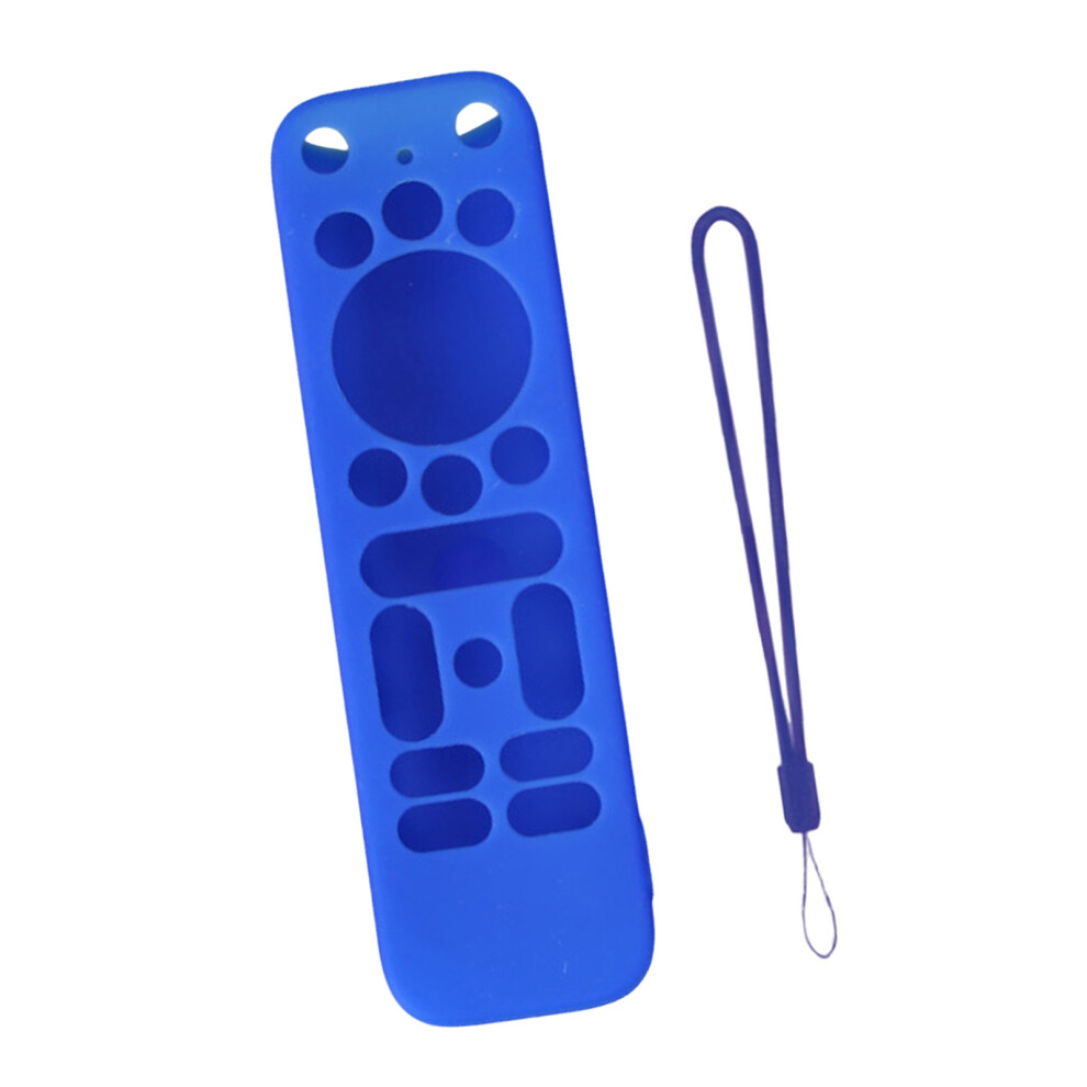 Protective Silicone Sleeve For Onn Tvbox 4Kpro Tvs Remotes- Blue 7704000013284