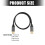 8K 60Hz  Cable Support Gold Plated Ends 32.4Gbps Data-5m 3