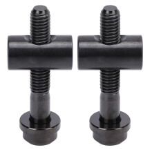 2PCS Ti Alloy Bike Seatpost Fixed Screws M5x30mm for Cycling DIY Replacement Black