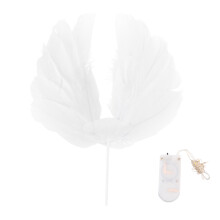 Angel Wing Cake Topper with LED Light for Party