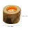 Birch Wood Trunk Tea Light Holder Candlestick 2