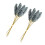 2pcs Dark Blue Artificial Wheat Flower Bouquets Decor 9