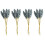 2pcs Dark Blue Artificial Wheat Flower Bouquets Decor 2