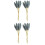 2pcs Dark Blue Artificial Wheat Flower Bouquets Decor 5