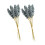 2pcs Dark Blue Artificial Wheat Flower Bouquets Decor 10