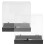 2pcs Lightweight Cases With Base For Mineral Specimen Storage 10