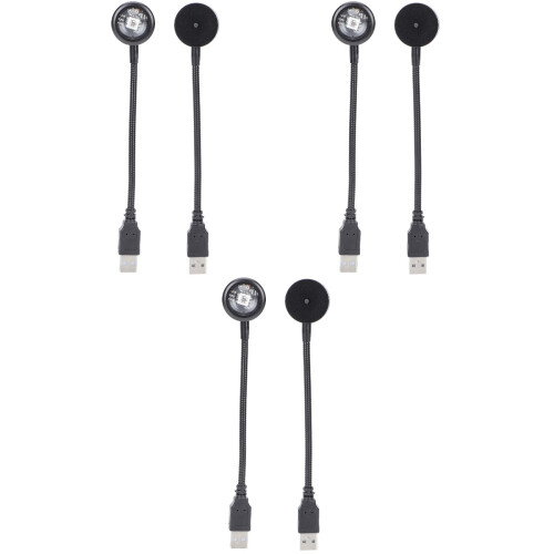 3 Pcs Projector Night Usb Led Car Interior Atmosphere Lamp 2