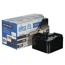 Raise ITS Meubelverhogers Bedverhoger Zwart 1""x4""x4"""" (8 stuks)