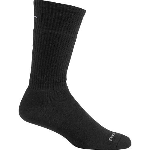 Darn Tough Vermont Standard Issue Mid Calf Light Sock - Black Medium