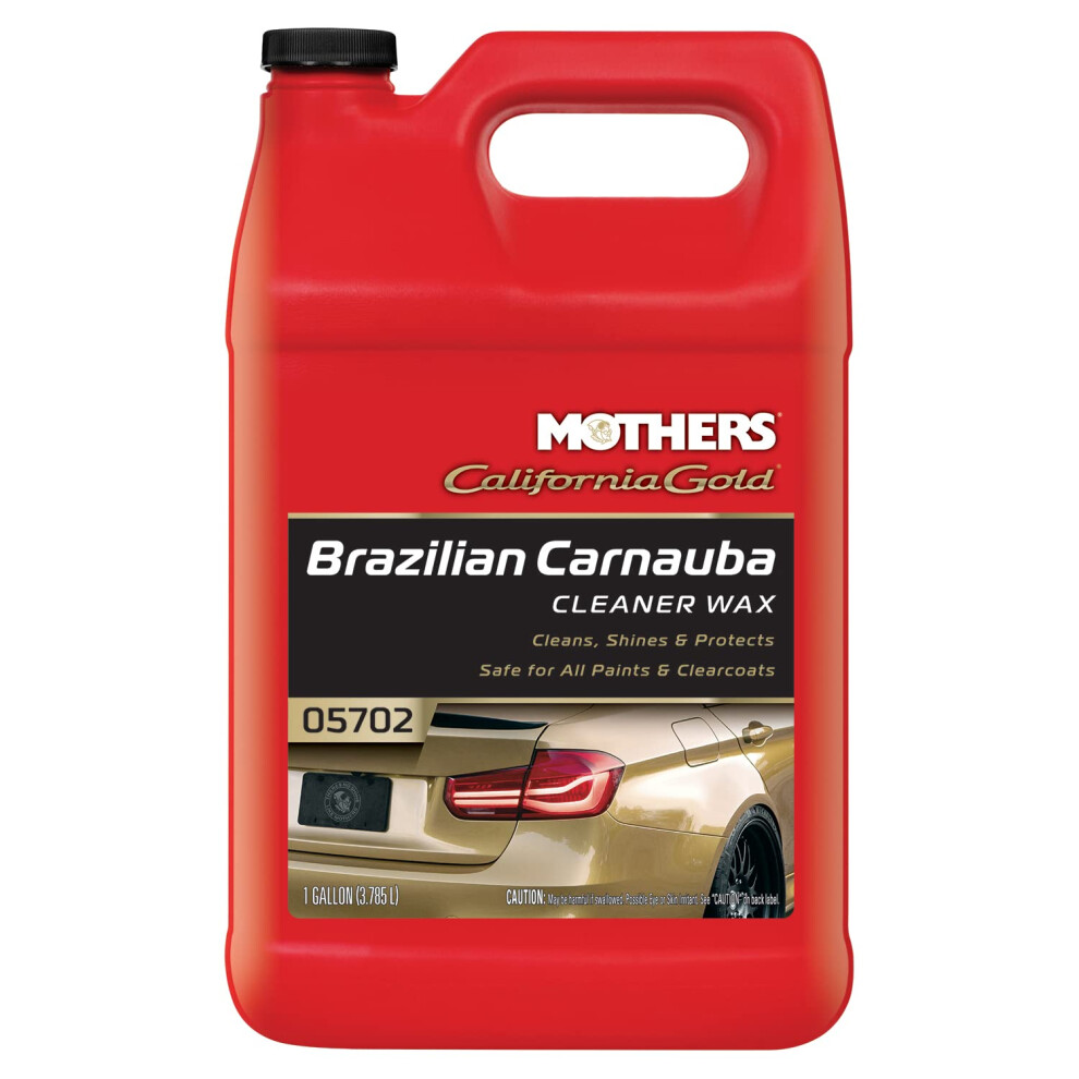 Mothers 05702 California Gold Brazilian Carnauba Cleaner Liquid Wax 1 Gallon