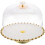 1 Set Ceramic Cake Display Stand Serving Tray 5