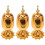 3 Pack Incense Burner Sage Holder For Burning Sticks Golden 4