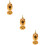 3 Pack Incense Burner Sage Holder For Burning Sticks Golden 9