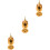 3 Pack Incense Burner Sage Holder For Burning Sticks Golden 5