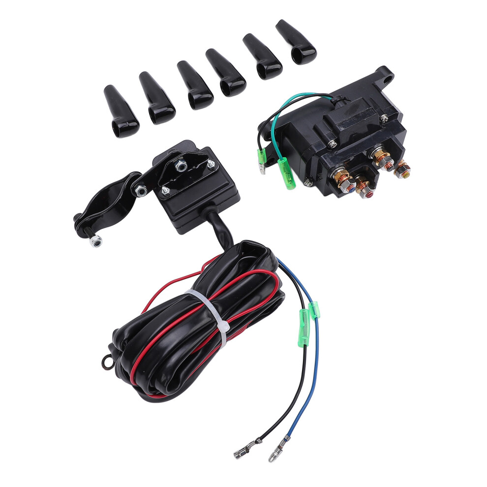 Winch Relay Contactor Kit 12V 250A For Truck Utv 5000-7000Lbs 9321346567820