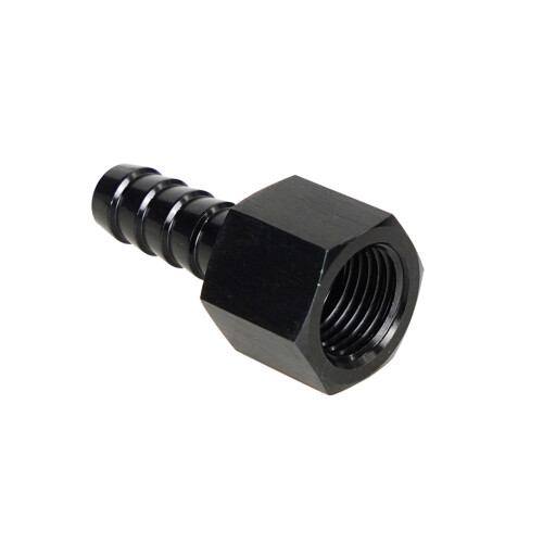 6AN Straight Swivel Hose End Fitting, Aluminum