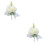 2 Count Artificial Flower Corsage Bride Bridesmaid 6