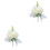 2 Count Artificial Flower Corsage Bride Bridesmaid 3