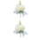 2 Count Artificial Flower Corsage Bride Bridesmaid 5