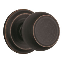 BRINKS - Stafford Indoor Passage Hall Closet Door Knob Set Tuscan Bronze - Non-Locking Home Interior Bronze Decor Hall Closet Door Knob Handle Set