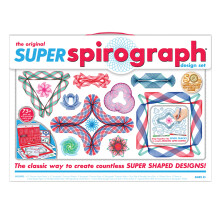 Spirograph Super 50. Jubilumset -Kunst- und Handwerks Kinderspielzeugkunstzubehr handwerksbedarf Zeichnung Kit Spiral Art Classic Gear Design K