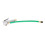 Inflador de pneus de mandril reto STEELMAN 75052 com medidor embutido e mangueira verde de 12 polegadas 1